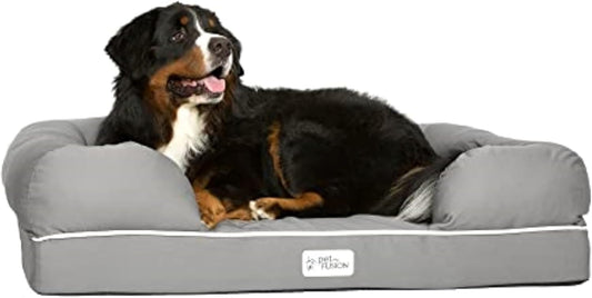 Orthopedic Memory Foam Dog Bed with Waterproof Liner