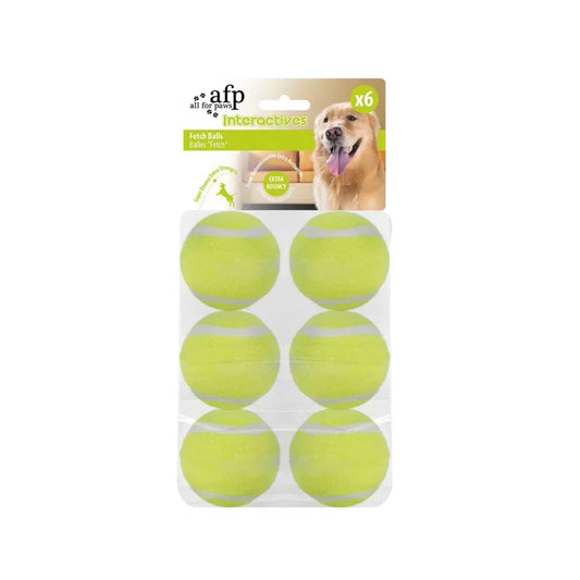 Mini Dog Tennis Ball Refills - 6 Pack