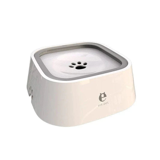 No-Spill Dog Water Bowl with Floating Design