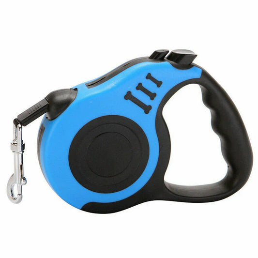 Retractable Dog Leash with Brake and Lock Safety System